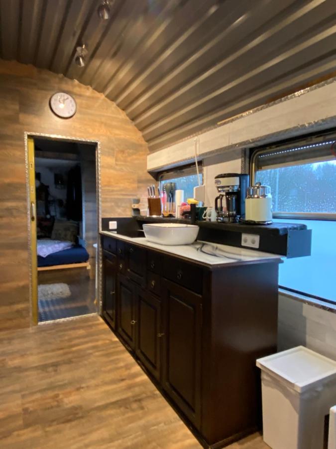 Gleis 2, Waggon Mit Ofen, Optional Mit Whirlpool Und Sauna Кроненбург Экстерьер фото